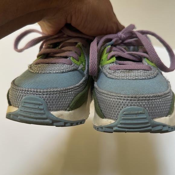 Unisex Toddler Nike Air Max 90 LTR size 9 color green/purple/blue/cream - Picture 5 of 11